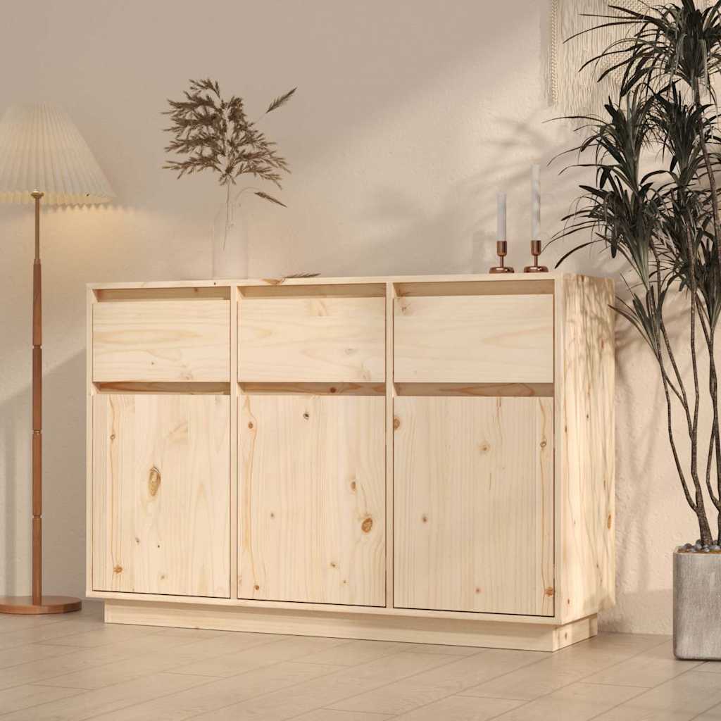 Sideboard Kiefer Massivholz 111x36x75 cm