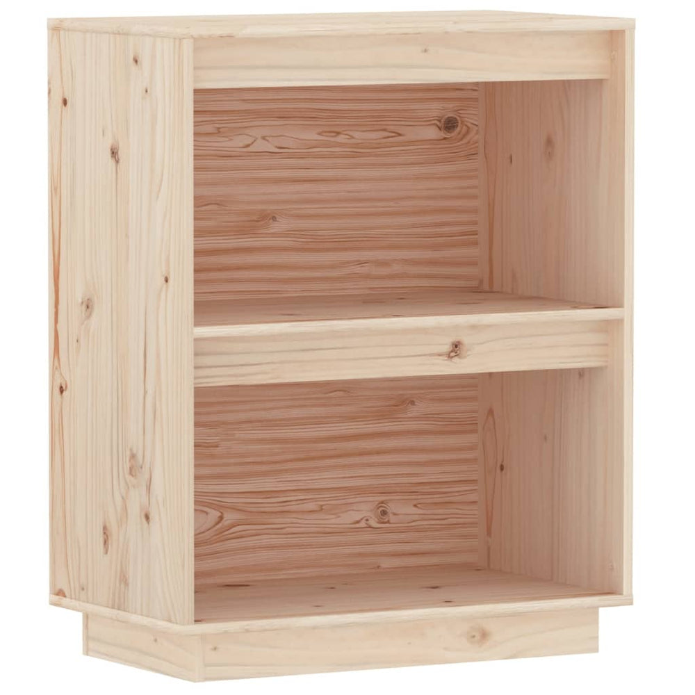 Kiefer Massivholz Beistellschrank 60x34x75 cm