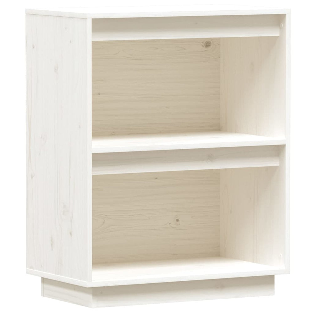 vidaXL Sideboard White 60x34x75 cm Solid Pine Wood