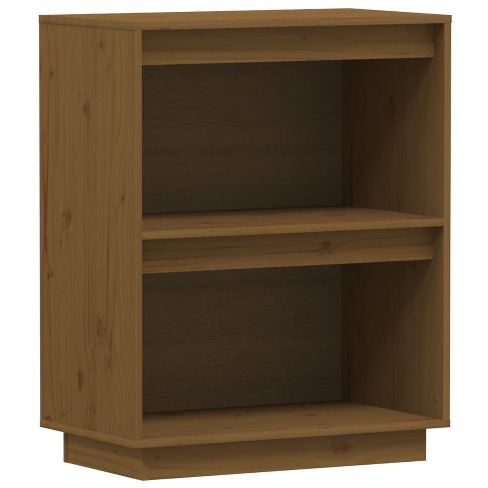 vidaXL Side Cabinet Honey Brown 60x34x75 cm Solid Pine Wood