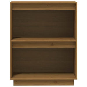 Honigbrauner Beistellschrank Kiefer Massivholz 60x75 cm