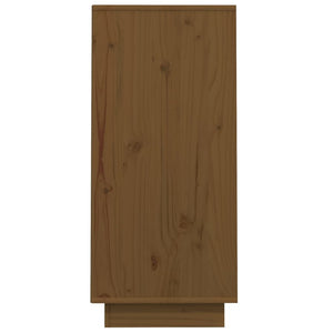 Honigbrauner Beistellschrank Kiefer Massivholz 60x75 cm