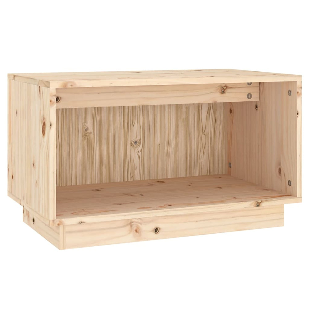 vidaXL TV Cabinet 60x35x35 cm Solid Pine Wood