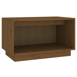 TV-Schrank Honigbraun Kiefer Massivholz 60 cm