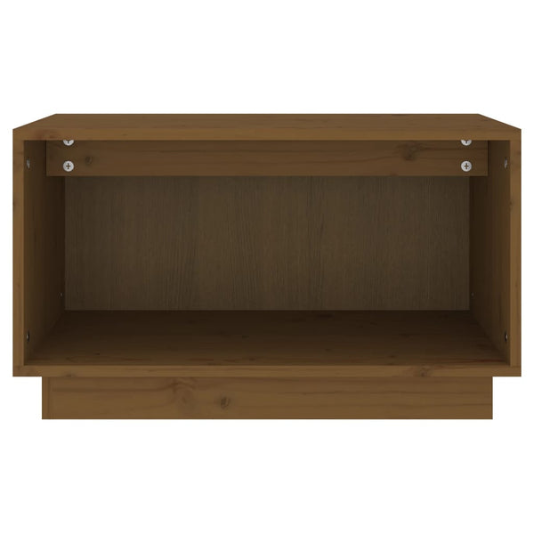 TV-Schrank Honigbraun Kiefer Massivholz 60 cm