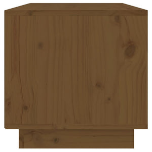 TV-Schrank Honigbraun Kiefer Massivholz 60 cm