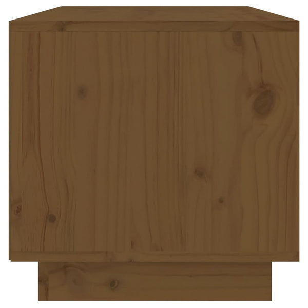 TV-Schrank Honigbraun Kiefer Massivholz 60 cm
