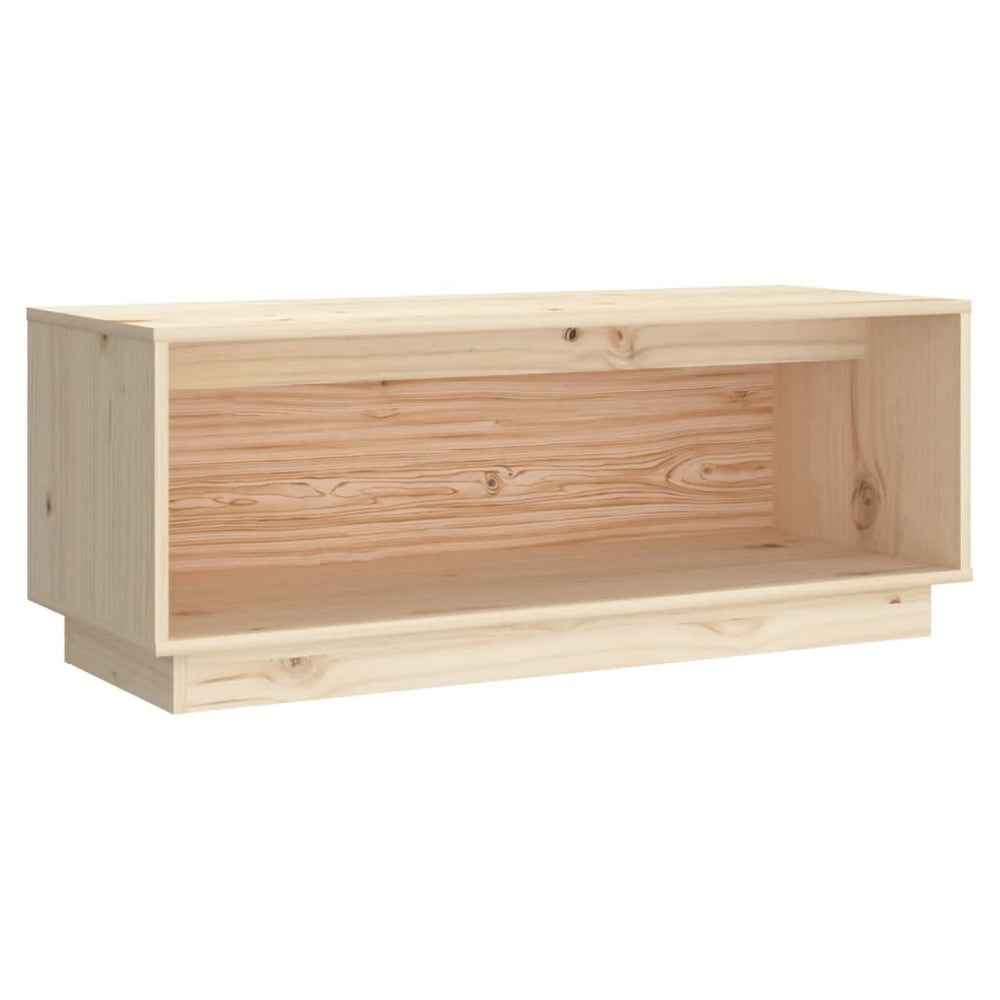 vidaXL TV Cabinet 90x35x35 cm Solid Pine Wood