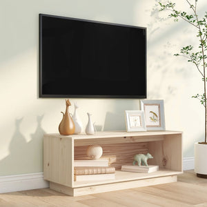 TV-Schrank Kiefer Massivholz 90 cm