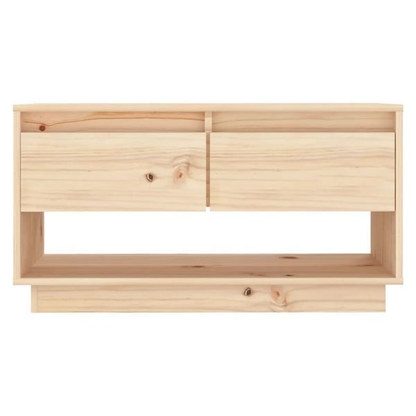TV-Schrank Kiefer Massivholz 74 cm
