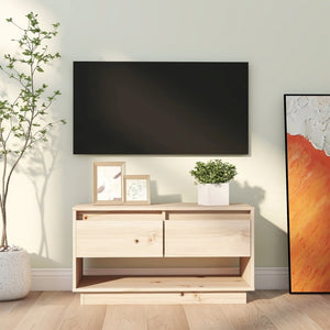 TV-Schrank Kiefer Massivholz 74 cm