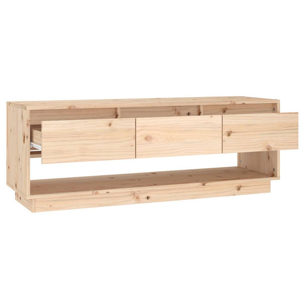 Massivholz TV-Schrank Kiefer 110,5 cm