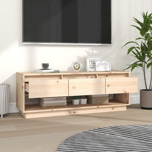 Massivholz TV-Schrank Kiefer 110,5 cm