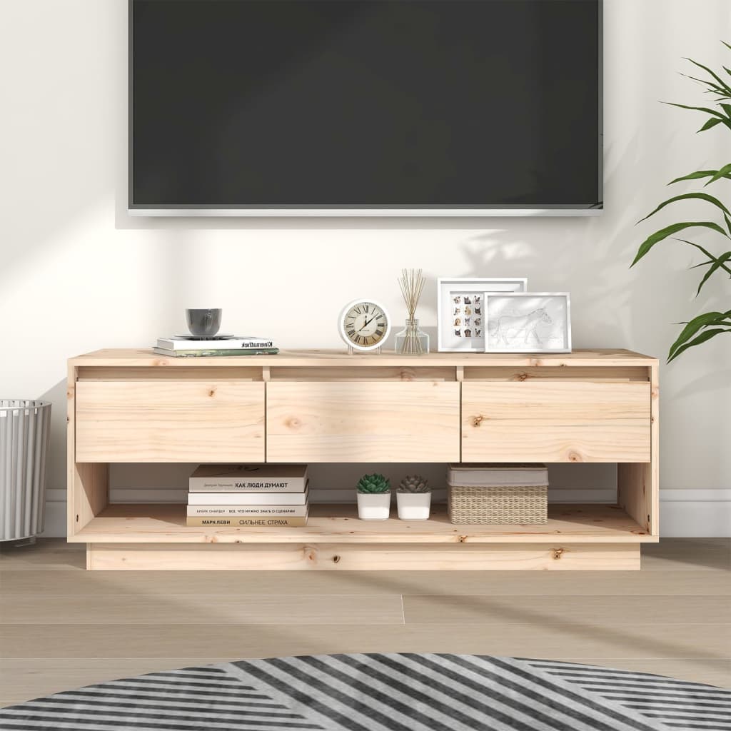 Massivholz TV-Schrank Kiefer 110,5 cm