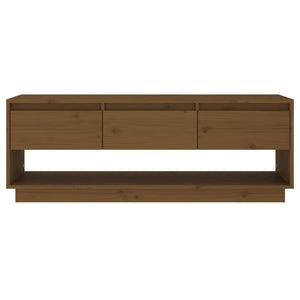 TV-Schrank Honigbraun Kiefer Massivholz