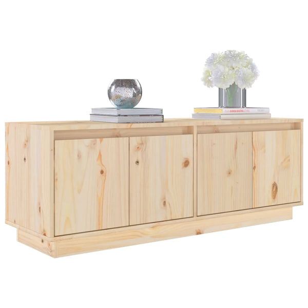 TV-Schrank Kiefer Massivholz 110 cm