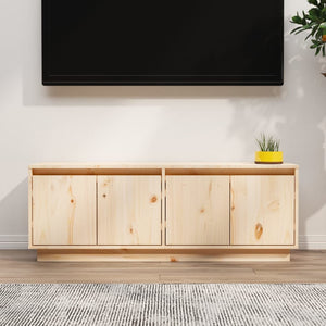 TV-Schrank Kiefer Massivholz 110 cm