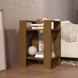 Bücherregal Honigbraun Kiefer Massivholz