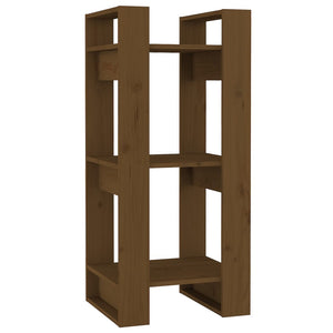 Bücherregal Honigbraun Massivholz 91cm