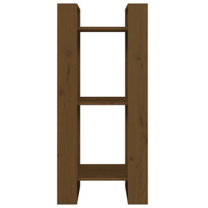 Bücherregal Honigbraun Massivholz 91cm