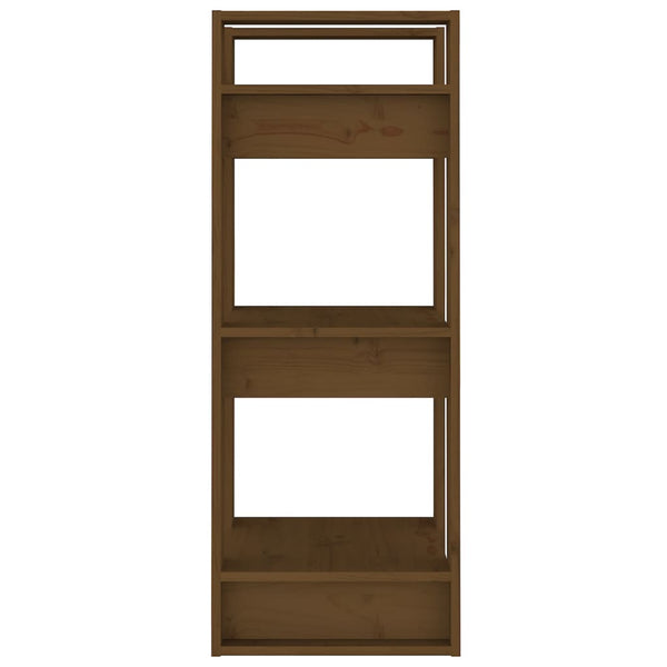 Bücherregal Honigbraun Massivholz 91cm