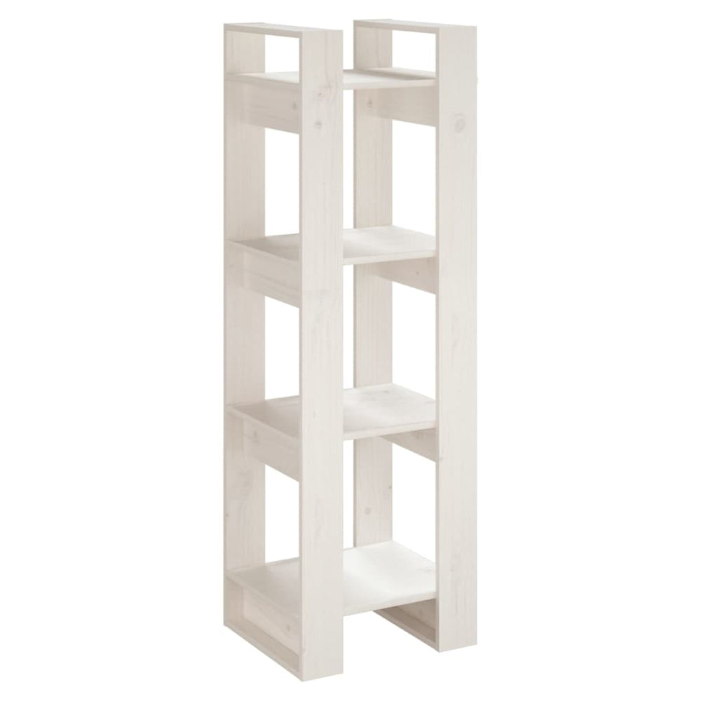 vidaXL Bibliothèque/Séparateur de pièce Blanc 41x35x125 cm Bois de pin massif