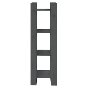 Graues Kiefer Massivholz Bücherregal/Raumteiler