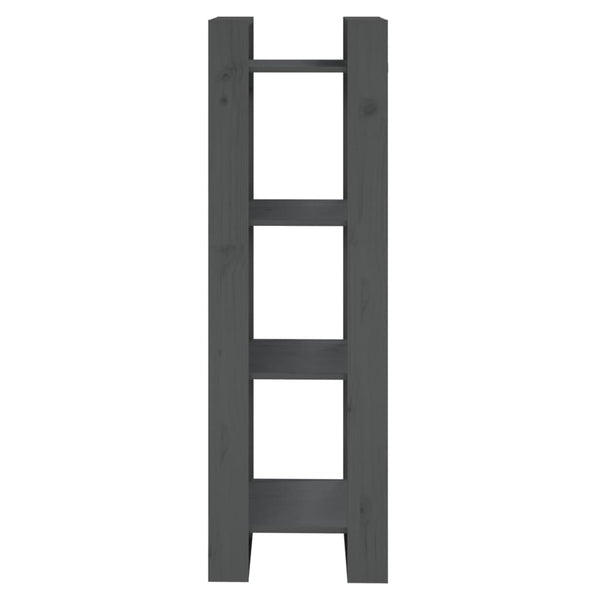 Graues Kiefer Massivholz Bücherregal/Raumteiler
