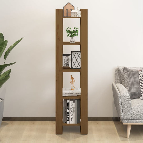 Bücherregal Honigbraun Kiefer Massivholz 160cm