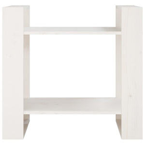 Bücherregal Raumteiler Weiß Kiefer Massivholz 60cm