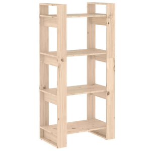 Massivholz Bücherregal Raumteiler 60x125 cm