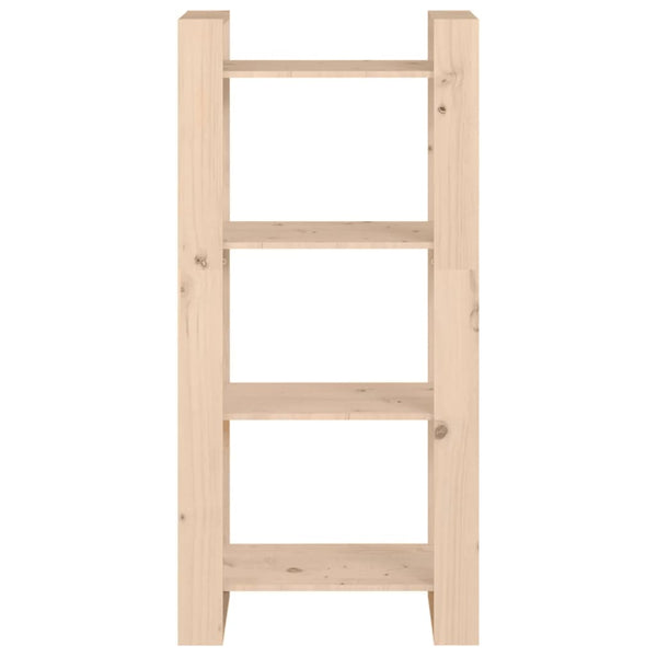 Massivholz Bücherregal Raumteiler 60x125 cm