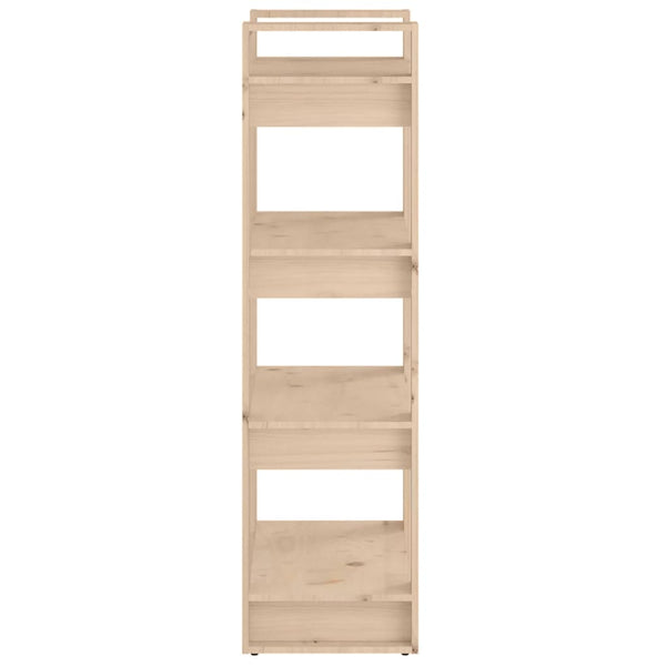 Massivholz Bücherregal Raumteiler 60x125 cm