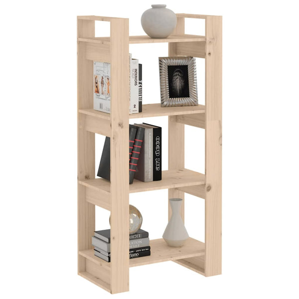 Massivholz Bücherregal Raumteiler 60x125 cm