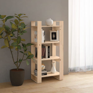 Massivholz Bücherregal Raumteiler 60x125 cm