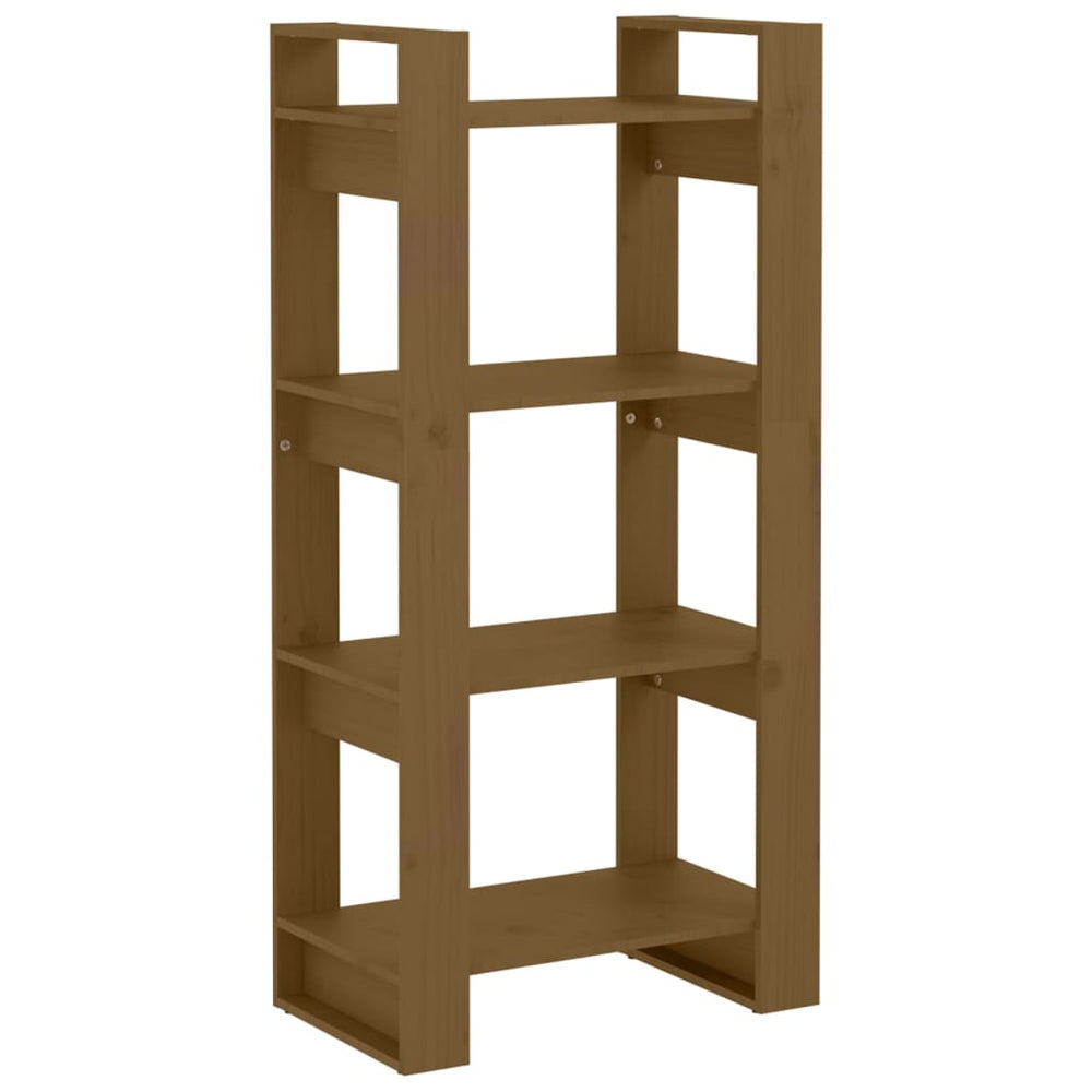 vidaXL Étagère/Séparateur de pièce marron miel 60x35x125cm pin massif