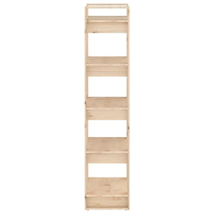 Massivholz Bücherregal Raumteiler 60x35x160 cm