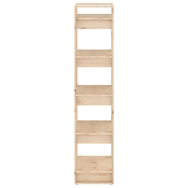 Massivholz Bücherregal Raumteiler 60x35x160 cm