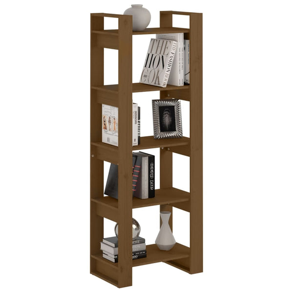 Honigbraunes Kiefer Bücherregal/Raumteiler 60x160cm