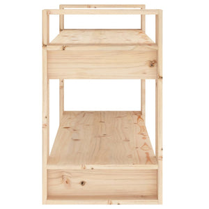 vidaXL Étagère/Séparateur de pièce 80x35x56,5 cm Pin massif