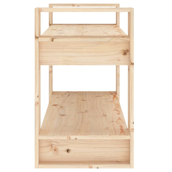 vidaXL Étagère/Séparateur de pièce 80x35x56,5 cm Pin massif