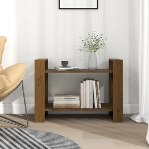 Bücherregal Honigbraun Massivholz 80x56,5 cm