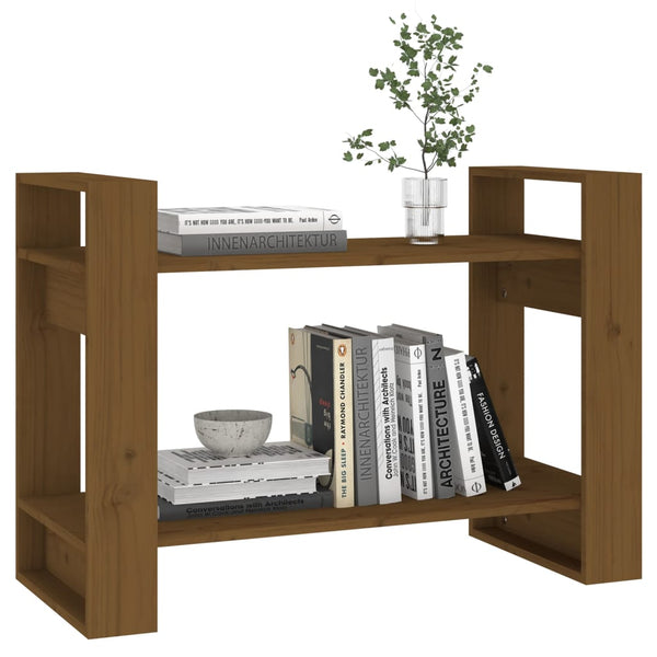 Bücherregal Honigbraun Massivholz 80x56,5 cm
