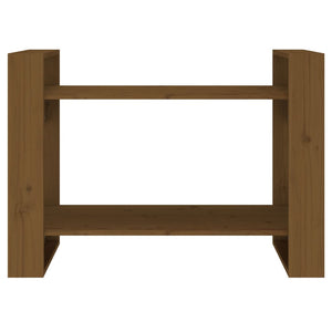 Bücherregal Honigbraun Massivholz 80x56,5 cm