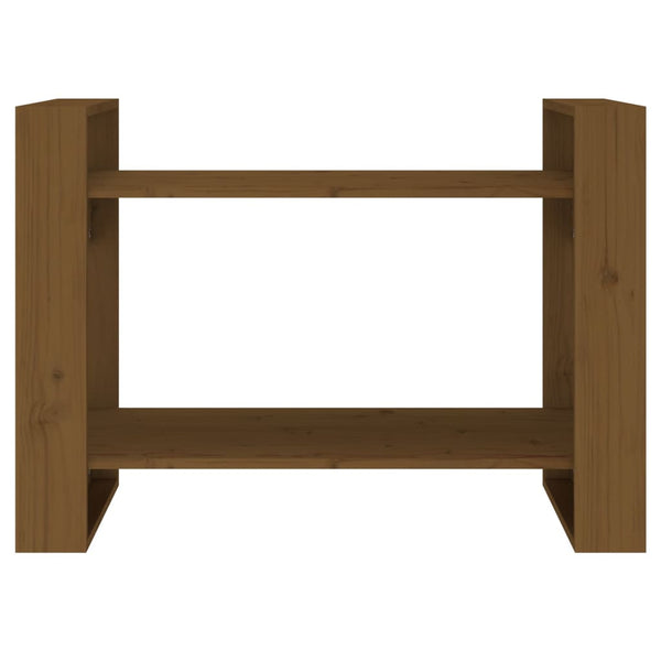 Bücherregal Honigbraun Massivholz 80x56,5 cm