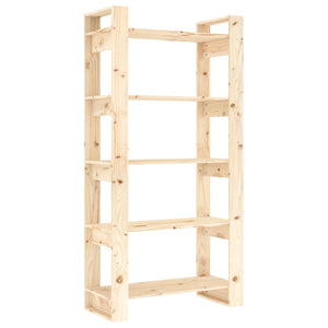 Massivholz Bücherregal Raumteiler 80x35x160cm