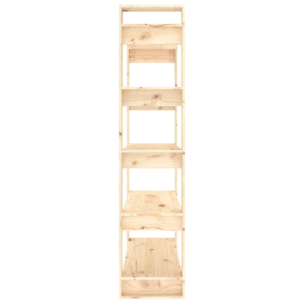 Massivholz Bücherregal Raumteiler 80x35x160cm