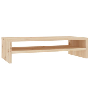 Monitorständer Kiefer Massivholz 50x24 cm