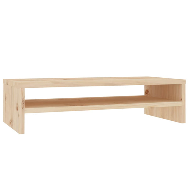 Monitorständer Kiefer Massivholz 50x24 cm