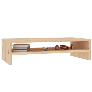 Monitorständer Kiefer Massivholz 50x24 cm